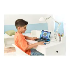 VTech Bit Smart Genius Plus Blu | Computer Didattico Bilingue 164 Attività - giochi elettronici
