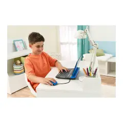 VTech Bit Smart Genius Plus Blu | Computer Didattico Bilingue 164 Attività - giochi elettronici