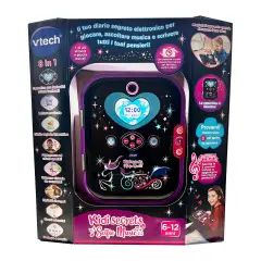VTech KidiSecrets Selfie Music 2.0 Nero | Diario Segreto Interattivo con Fotocamera e MP3 - giochi elettronici