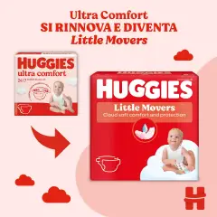 Huggies Little Movers Taglia 5, 126 Pannolini Disney Ultra Dry - pannolini e salviettine