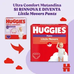 Huggies Little Movers Mutandina Taglia 4, 120 Pannolini Disney - pannolini e salviettine