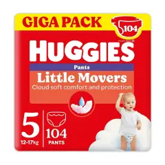 Huggies Little Movers Mutandina Taglia 5, 104 Pannolini Disney - pannolini e salviettine