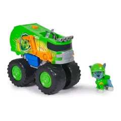 Paw Patrol Rescue Wheels Rocky – Camion Riciclo con Missile 3+ - action figures ed accessori