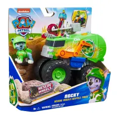 Paw Patrol Rescue Wheels Rocky – Camion Riciclo con Missile 3+ - action figures ed accessori