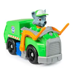 Paw Patrol Camion Raccolta Rifiuti Rocky – Veicolo Eco con Personaggio - action figures ed accessori