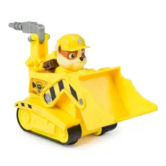 Paw Patrol Bulldozer Rubble - Construction Vehicle with Character 3+ - action figures and accessories