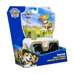 Paw Patrol Jungle Cruiser Tracker 2025 – Veicolo e Personaggio - action figures ed accessori