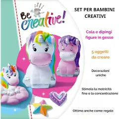 Be Creative Midi XL: Creazioni In Gesso Unicorni - creatività