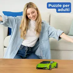 Puzzle 3D Lamborghini Huracan Evo - Verde - puzzle 3d