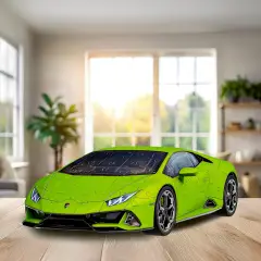 Puzzle 3D Lamborghini Huracan Evo - Verde - puzzle 3d