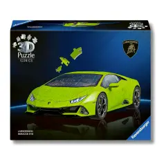 Puzzle 3D Lamborghini Huracan Evo - Verde - puzzle 3d