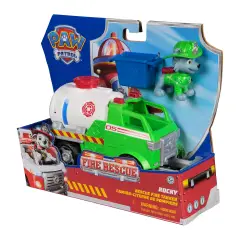 Paw Patrol Fire Rescue Rocky – Autocisterna con Tenaglia 3+ - action figures ed accessori