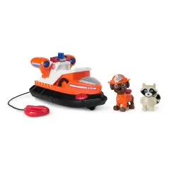 Paw Patrol Fire Rescue Zuma – Barca con Salvagente e Procione - action figures ed accessori