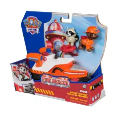 Paw Patrol Fire Rescue Zuma – Barca con Salvagente e Procione - action figures ed accessori