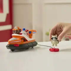 Paw Patrol Fire Rescue Zuma – Barca con Salvagente e Procione - action figures ed accessori