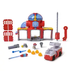PAW Patrol Fire Rescue Stazione dei Pompieri con Luci e Suoni - action figures ed accessori