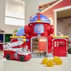 PAW Patrol Fire Rescue Stazione dei Pompieri con Luci e Suoni - action figures ed accessori