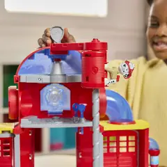 PAW Patrol Fire Rescue Stazione dei Pompieri con Luci e Suoni - action figures ed accessori