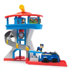 PAW Patrol Torre Quartier Generale con Chase e Veicolo 3+ - action figures ed accessori