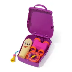 Dora l’Esploratrice Zaino Avventura con Mappa, Binocolo e Bussola - collezionabili bambina