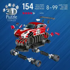 Puzzle 3D Porsche 911 GT3 Cup Salzburg - puzzle 3d