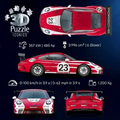 Puzzle 3D Porsche 911 GT3 Cup Salzburg - puzzle 3d