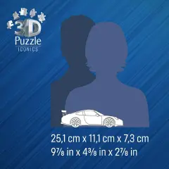 Puzzle 3D Porsche 911 GT3 Cup Salzburg - puzzle 3d