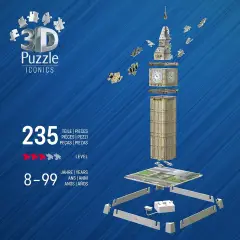 Puzzle 3D Iconics Big Ben Led - puzzle 3d