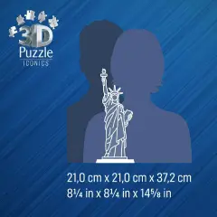 Puzzle 3D Iconics Statua Della Libertà Led - puzzle 3d