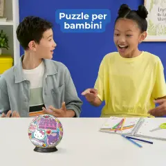 Puzzle 3D Ball Hello Kitty - puzzle 3d