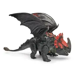 Dragons Drago Morte Rossa Furia Divoratrice da 28 cm con Sdentato - action figures ed accessori