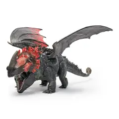 Dragons Drago Morte Rossa Furia Divoratrice da 28 cm con Sdentato - action figures ed accessori