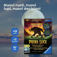 Licantropo Prima Luce, Gioco di Carte per Tutta la Famiglia - Giochi di società