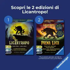 Licantropo Prima Luce, Gioco di Carte per Tutta la Famiglia - Giochi di società