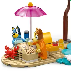 Lego Bluey Vacanza sulla Spiaggia della Famiglia di Bluey 11202 - lego