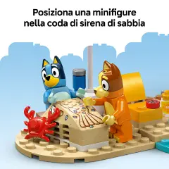 Lego Bluey Vacanza sulla Spiaggia della Famiglia di Bluey 11202 - lego