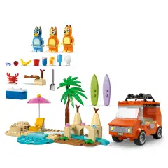 Lego Bluey Vacanza sulla Spiaggia della Famiglia di Bluey 11202 - lego