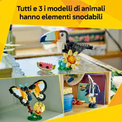 Lego Creator Animali Selvatici: Tucano Tropicale 31173 - lego
