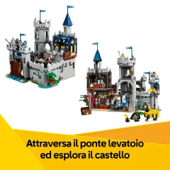 Lego Creator 31168 Castello Medievale 3in1, Torneo o Villaggio - lego