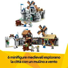 Lego Creator 31168 Castello Medievale 3in1, Torneo o Villaggio - lego