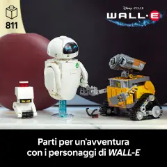 LEGO Disney Pixar WALL-E e EVE Set da Collezione per Adulti 43279 - lego
