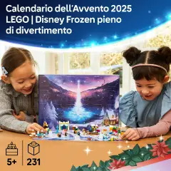 LEGO Disney Frozen Calendario Avvento 2025 con 24 Sorprese 43273 - lego