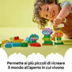 LEGO DUPLO Giardino e Fiori Creativi 10444 con Animali e Numeri - Costruzioni in plastica