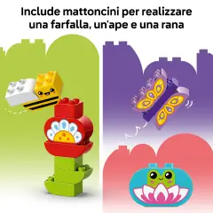 LEGO DUPLO Giardino e Fiori Creativi 10444 con Animali e Numeri - Costruzioni in plastica