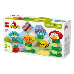 LEGO DUPLO Giardino e Fiori Creativi 10444 con Animali e Numeri - Costruzioni in plastica