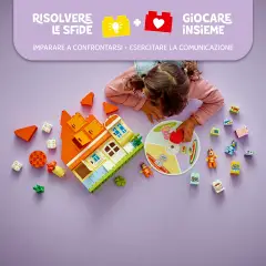 Lego Duplo Bluey Casa della Famiglia di Bluey con Gioco di Memoria 10459 - Costruzioni in plastica