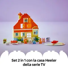 Lego Duplo Bluey Casa della Famiglia di Bluey con Gioco di Memoria 10459 - Costruzioni in plastica