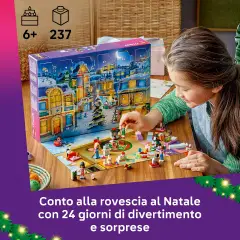 LEGO Friends Calendario Avvento 2025 con 5 Mini Bamboline e Animali - 42668 - lego