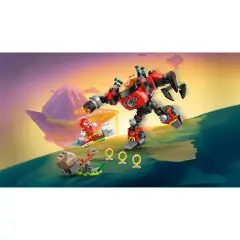 Lego Sonic Knuckles Vs. Il Mech Egg Crusher del Dr. Eggman 77005 - lego