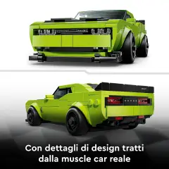 Lego Speed Champions Sports Car Dodge Challenger Srt Hellcat 77237 - lego